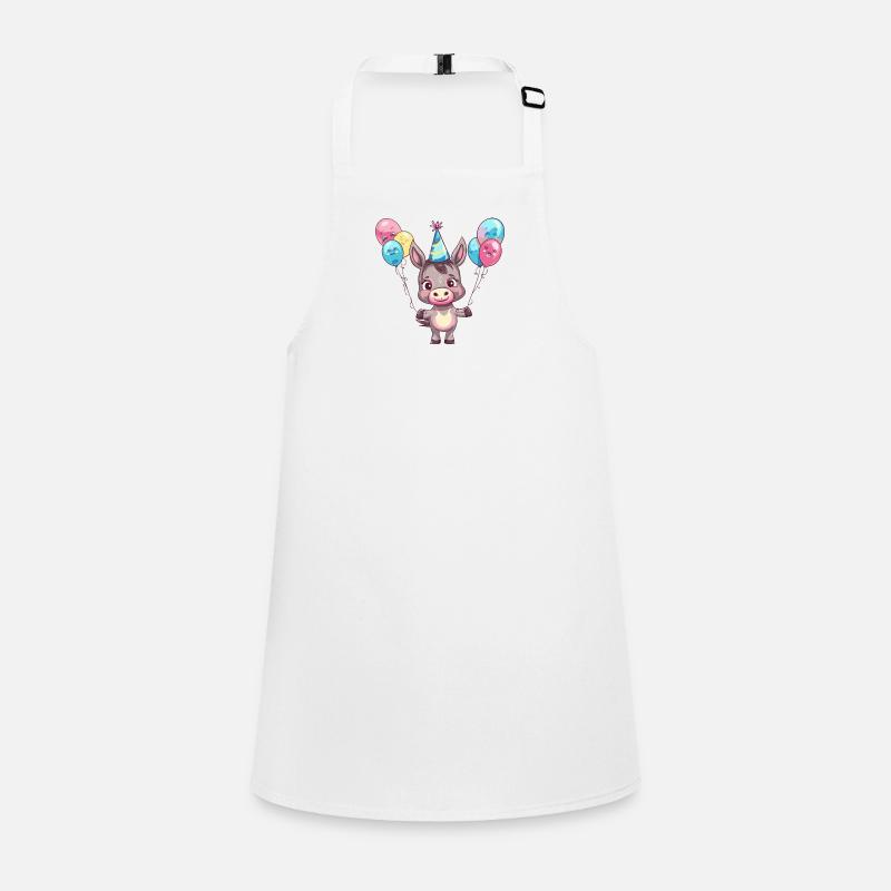 Donkey Birthday Baby Children's Apron