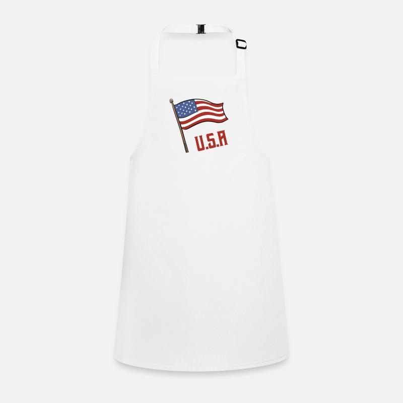 Drapeau des États-Unis Tablier Enfant