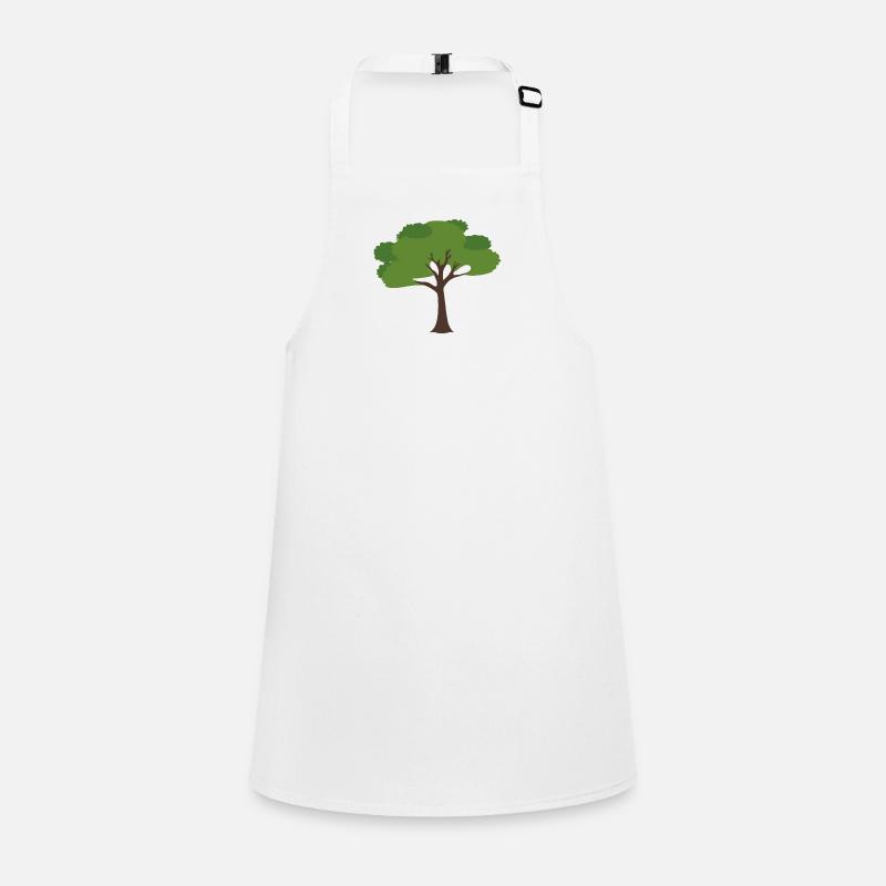 Tree Plant Illustration Drawing Gift Idea Children's Apron