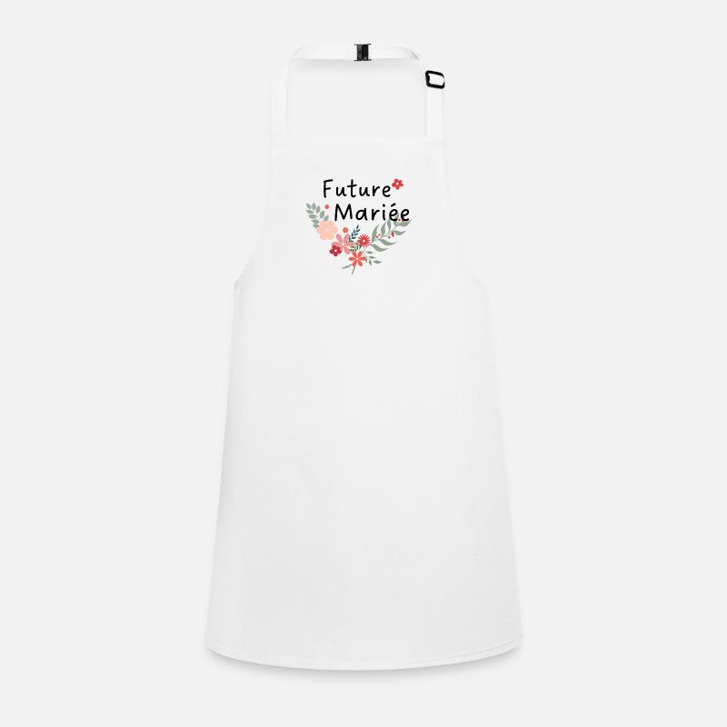 future mariée florale -la mariée fleurs Tablier Enfant