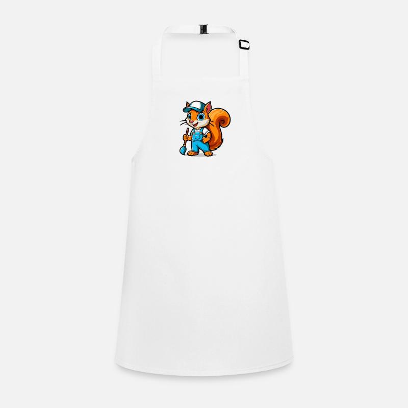 Eichhoernchen Painter Children's Apron