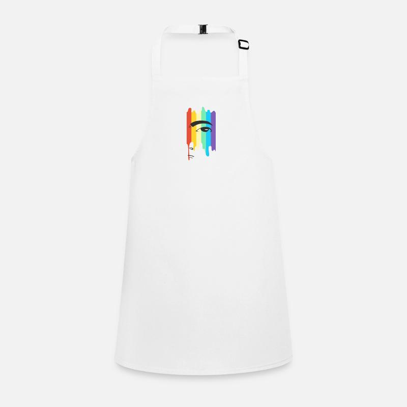 Visage arc-en-ciel LGBT Tablier Enfant