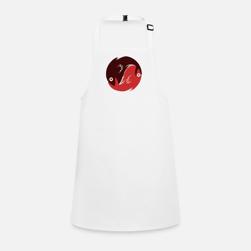 Ying Yang - Pisces red Children's Apron