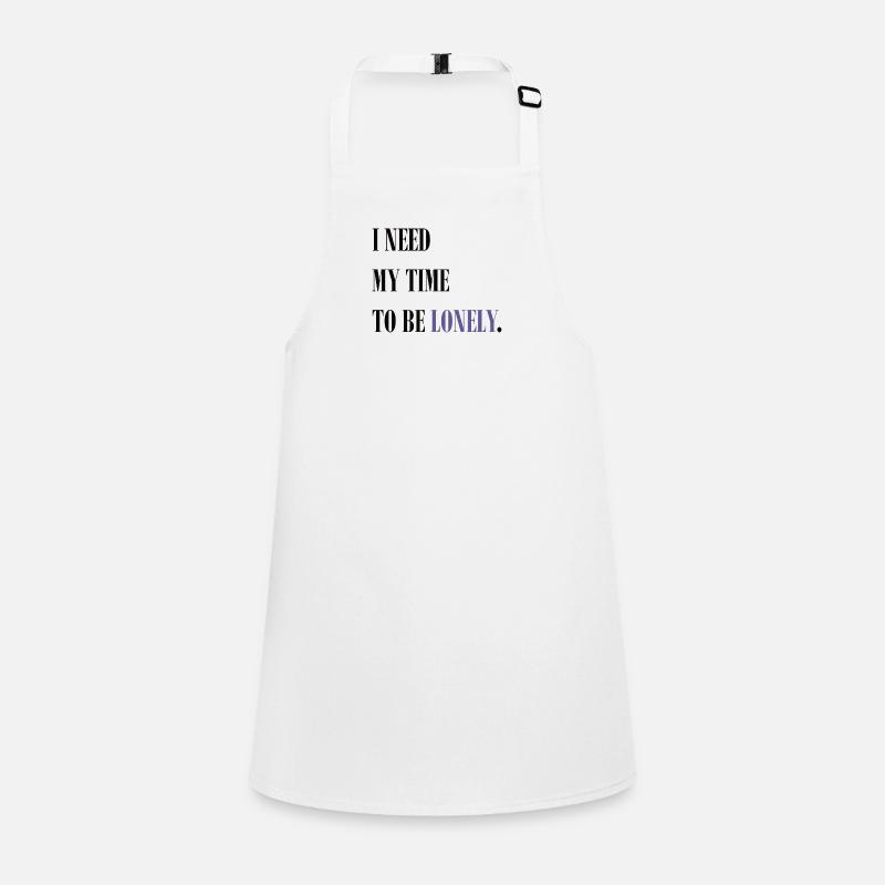 Lonely Quote Children's Apron