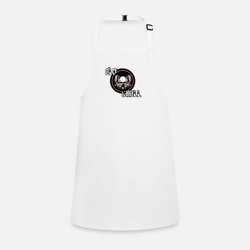 old skull 2 Tablier Enfant