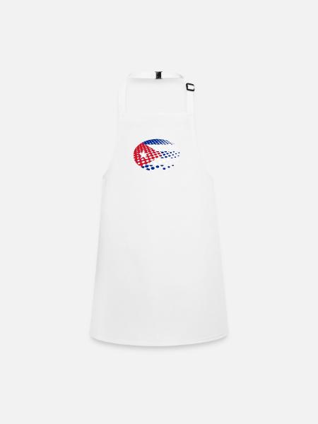 Cuba Flag Caribbean Vacation Cuba Travel Havana - Children's Apron - white - Front