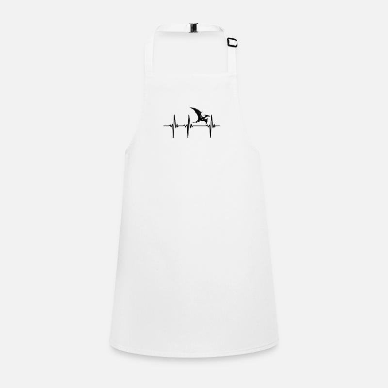 Heartbeat Dino Pteranodon Dinosaur Pterosaur Children's Apron