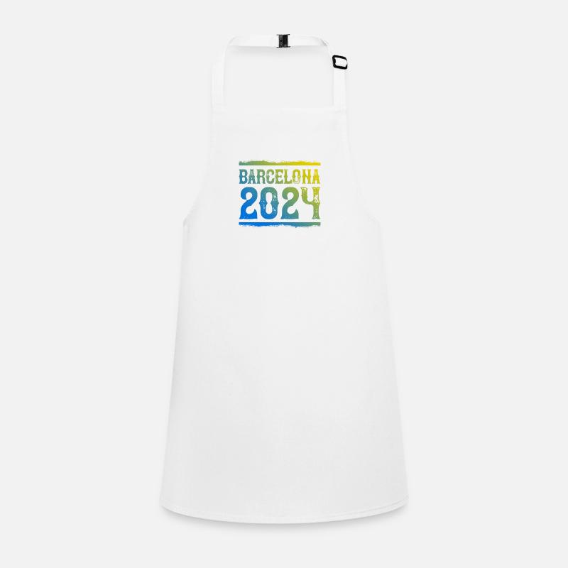 Barcelona 2024 Schürze für Kinder