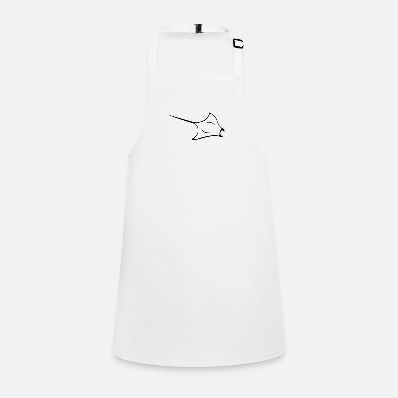 Manta rays in elegant flight Children's Apron