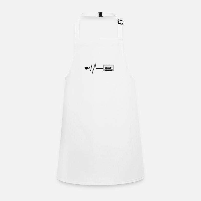 Cassette Pulse Love Children's Apron