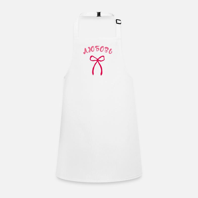 Love Pink Bow - Любовь бант Tablier Enfant