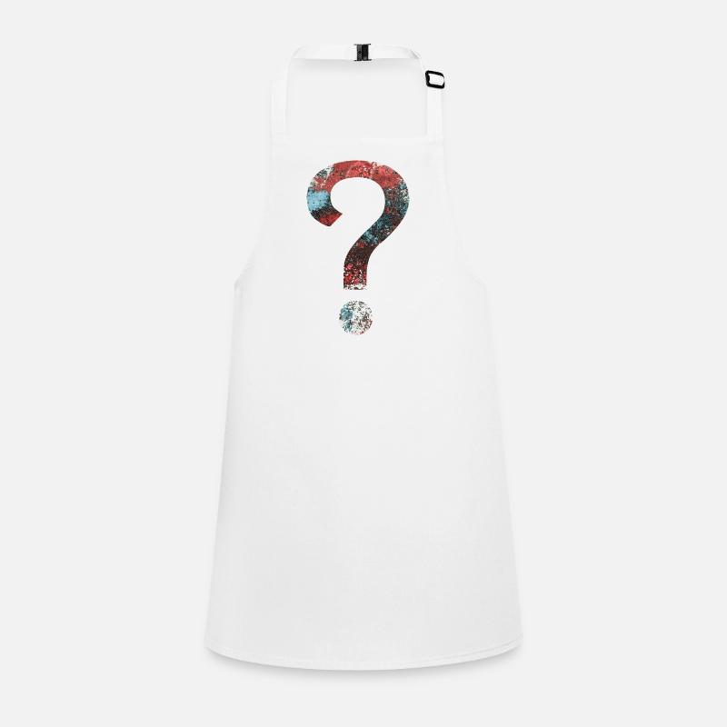 Abstract Question Mark Children's Apron