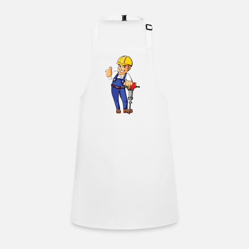 construction worker construction worker road construction2 Children's Apron