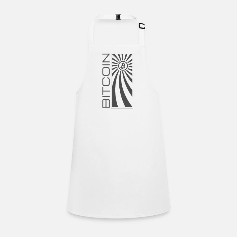 Bitcoin BTC Logo Tablier Enfant