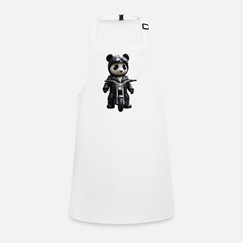 Panda motard Tablier Enfant