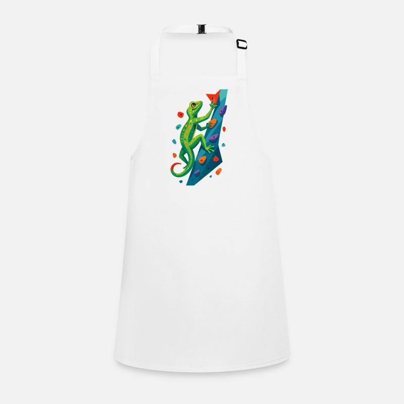 Cadeau de lézard grimpeur de gecko escaladeur de bloc Tablier Enfant
