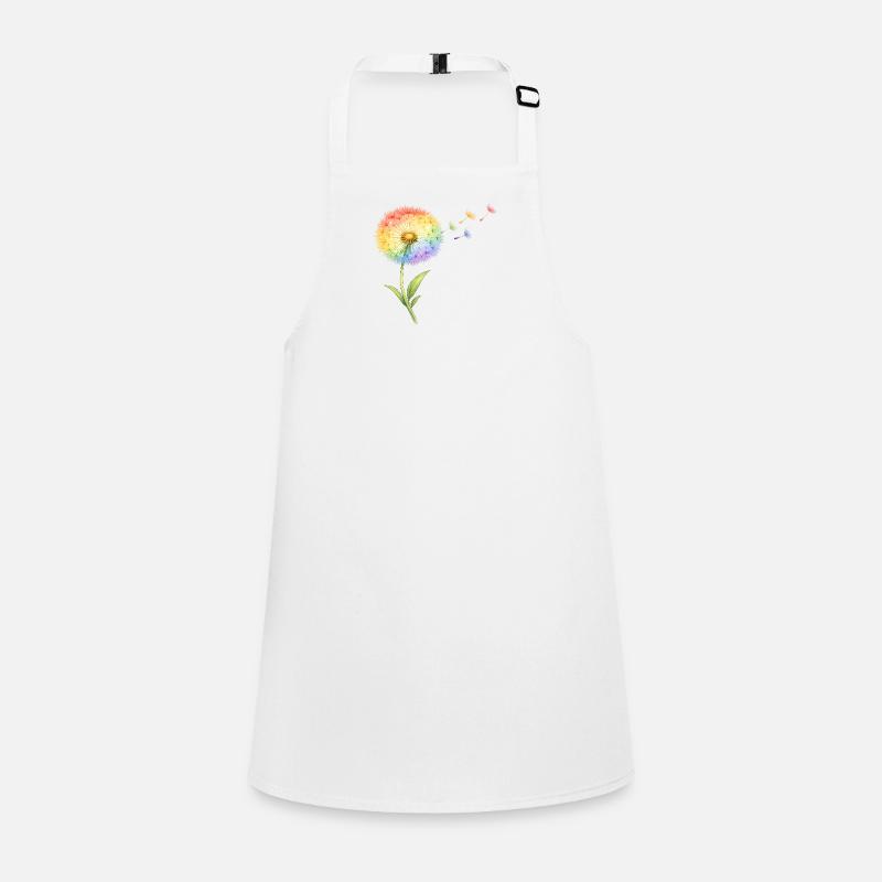 Rainbow Dandelion Children's Apron