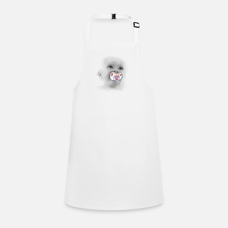 pacifier best dad - Children's Apron - white