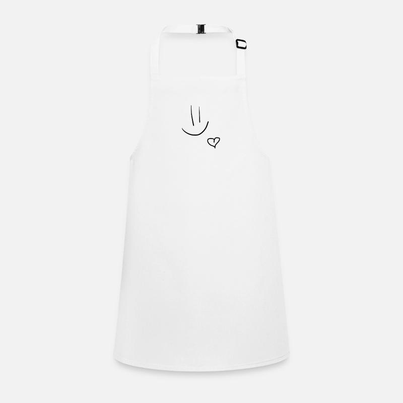 Smiley Cœur Tablier Enfant