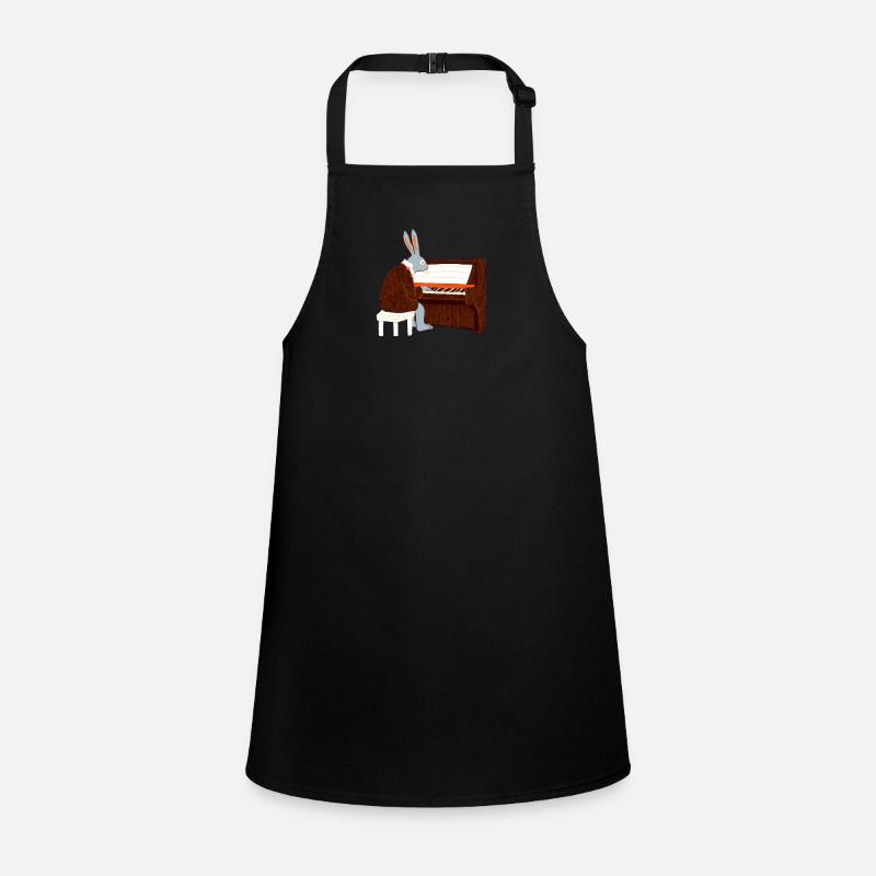Rabbit joue du piano Tablier Enfant