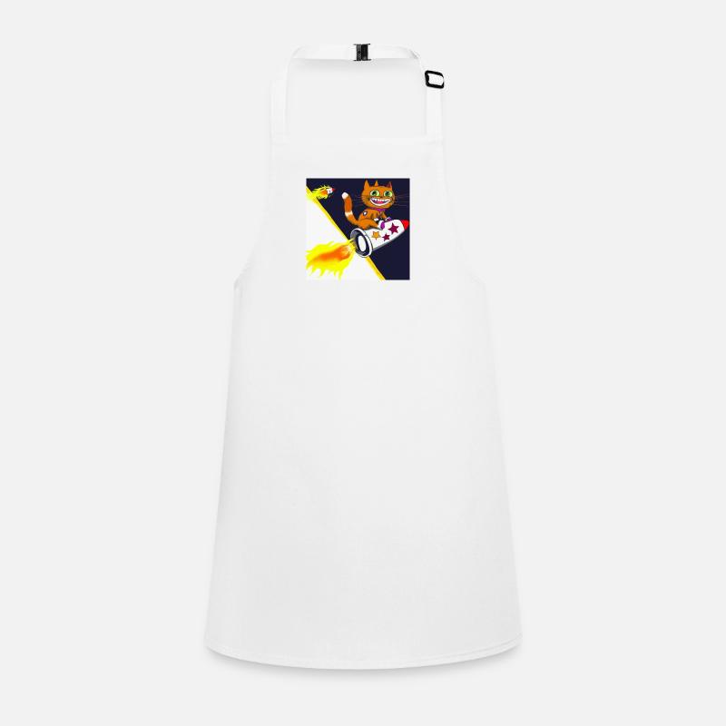Rocket Cat Children's Apron