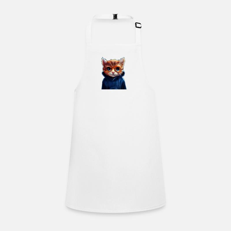 Chat mignon avec pull Tablier Enfant