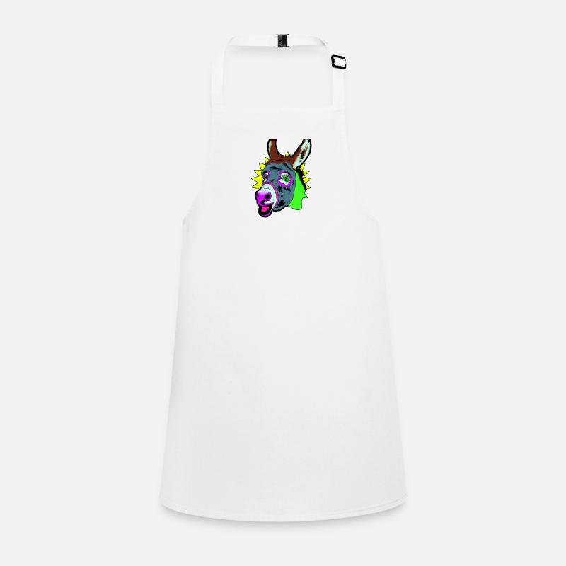 Disco Donkey - Tablier Enfant - blanc