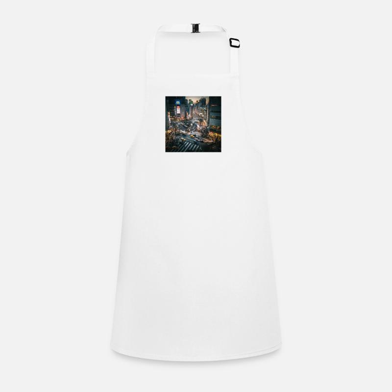 Tokyo at night Children's Apron