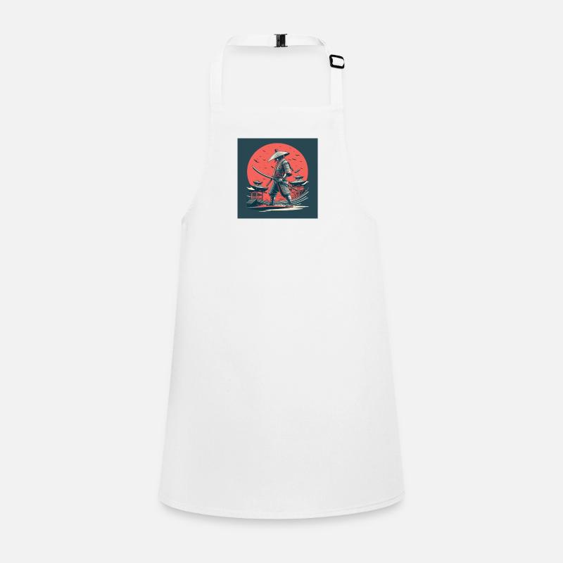 Retro Samurai Children's Apron