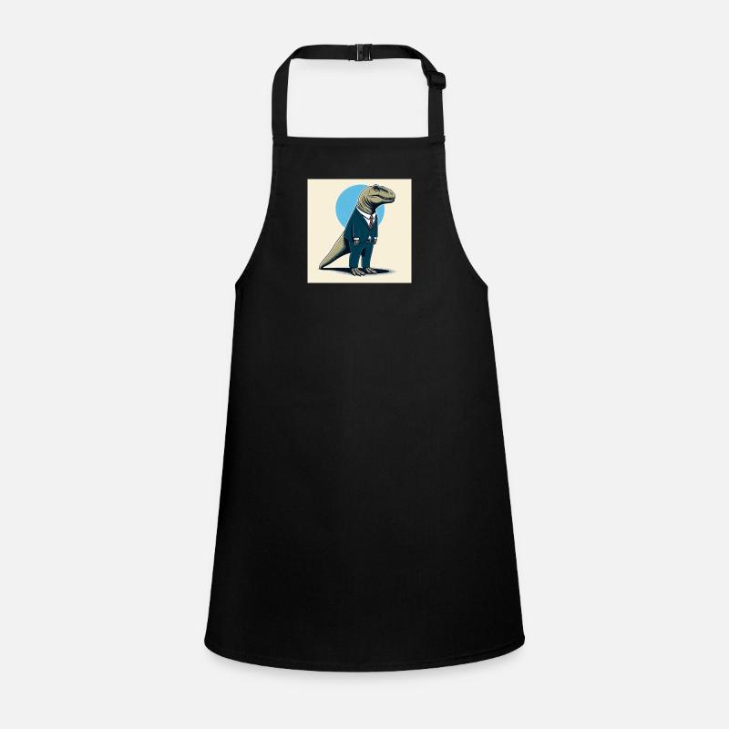 Dino in a suit Children's Apron