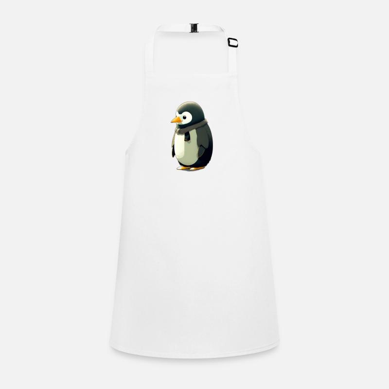 A cute, chubby penguin Children's Apron
