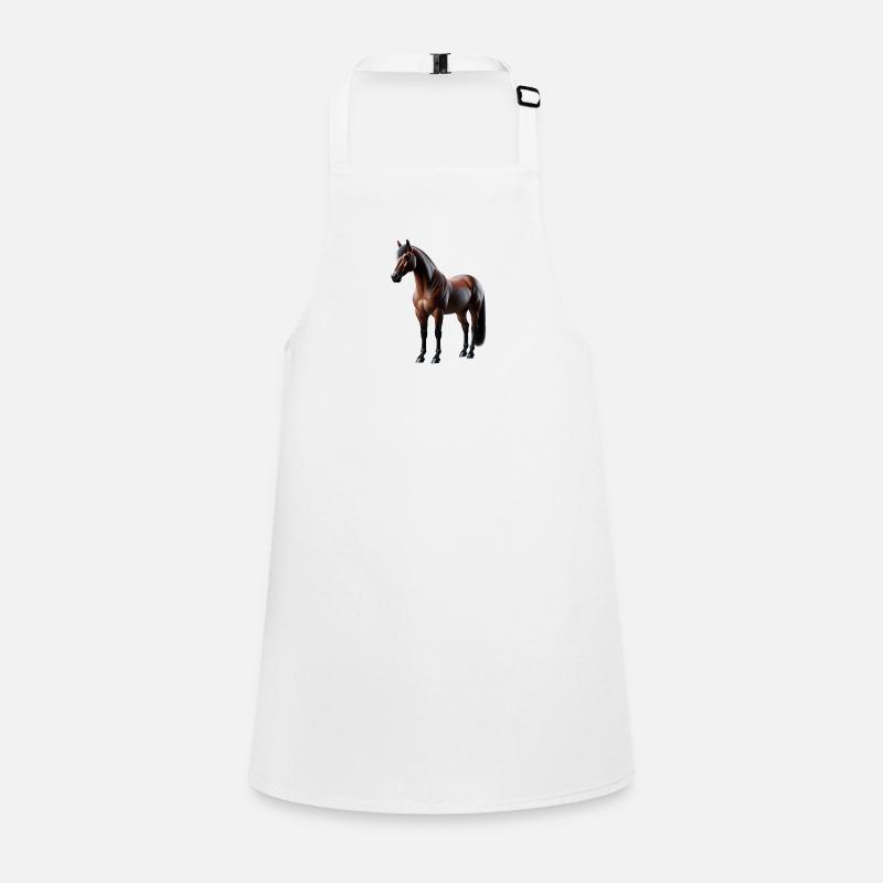 Cheval Brun Tablier Enfant
