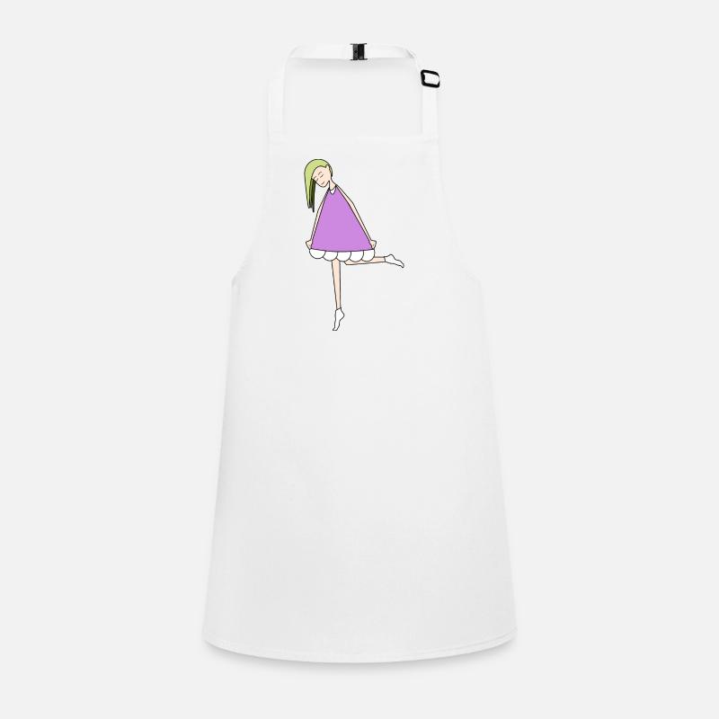 Fuchsia Doll Children's Apron