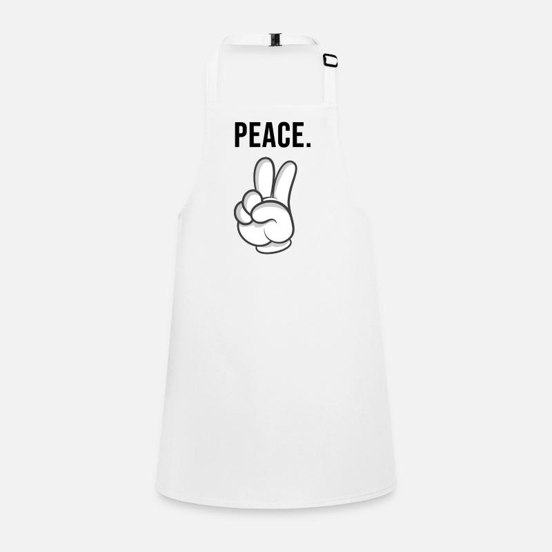 peace hand Schürze für Kinder