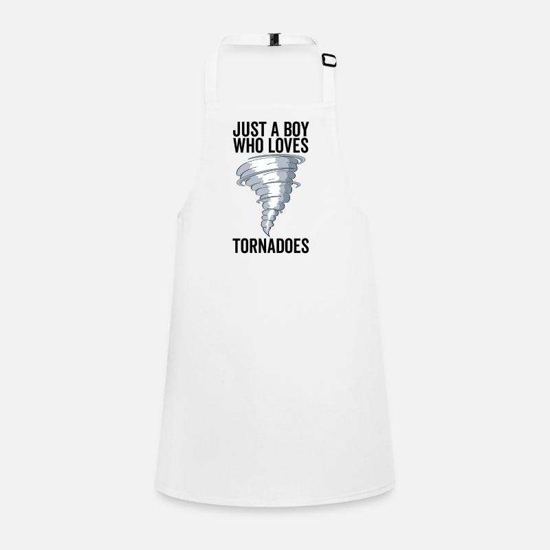 Juste un garçon qui aime les tornades Tablier Enfant