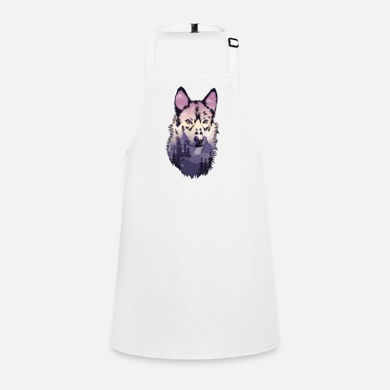 Chien de berger loup Tablier Enfant