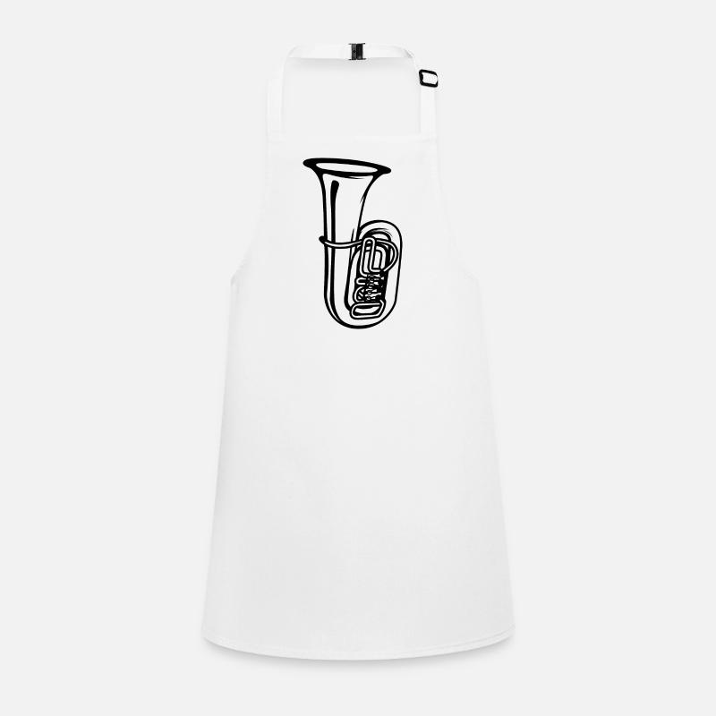 Tuba Drawing Children's Apron
