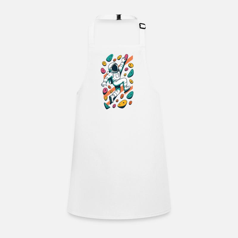 Bouldering Astronaut Hovering Easy Climbing Gesche Children's Apron