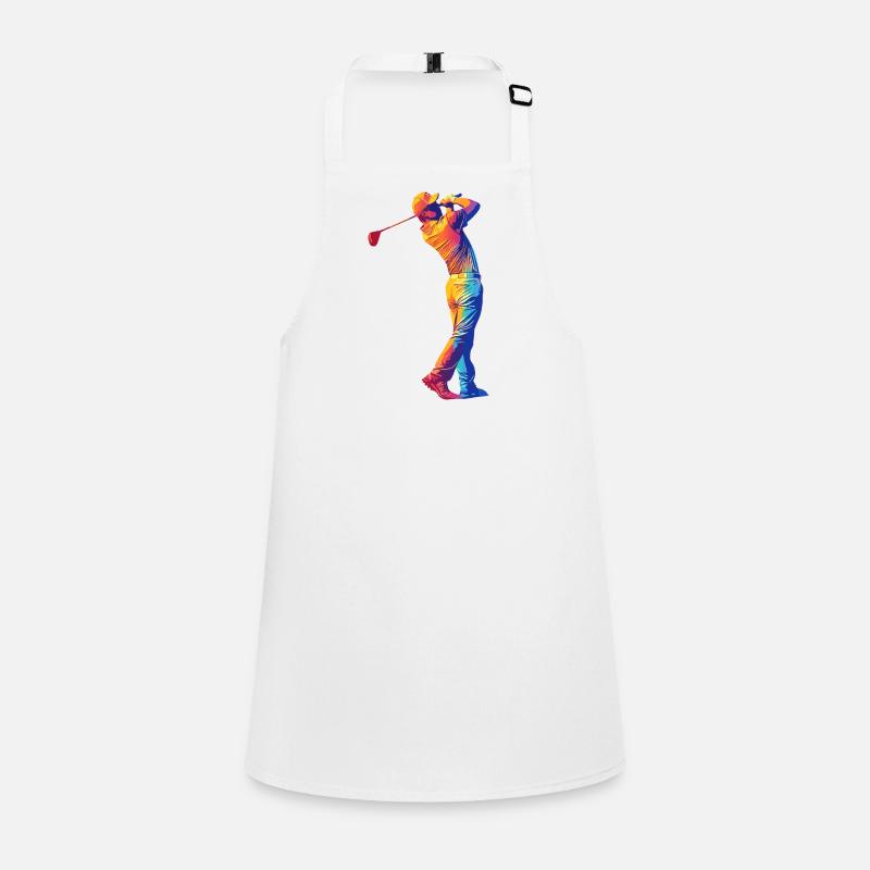 Regenbogen Golfer Swing Schürze für Kinder
