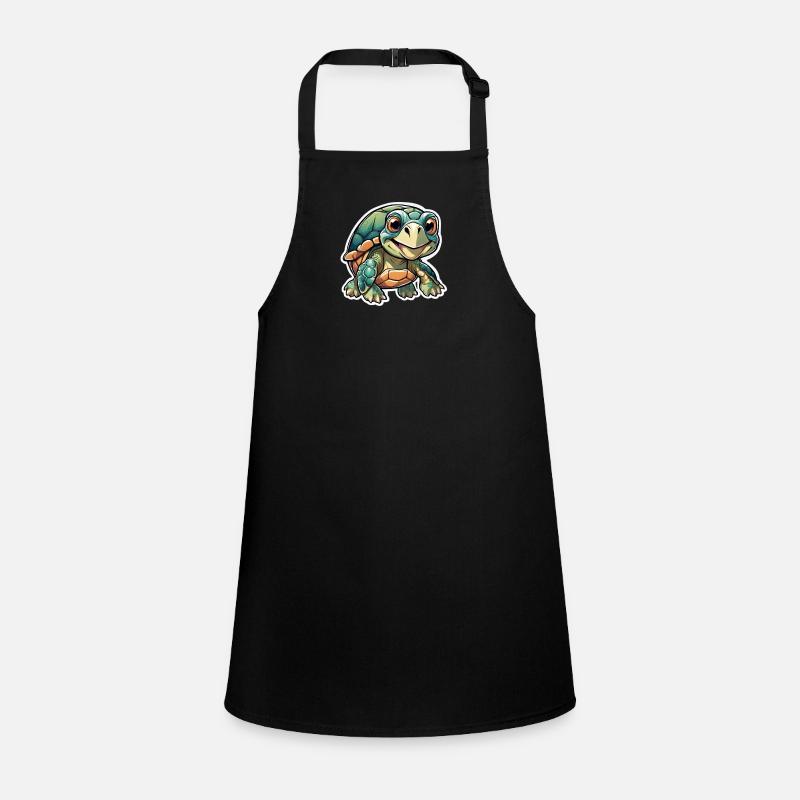 Cheerful young tortoise Children's Apron
