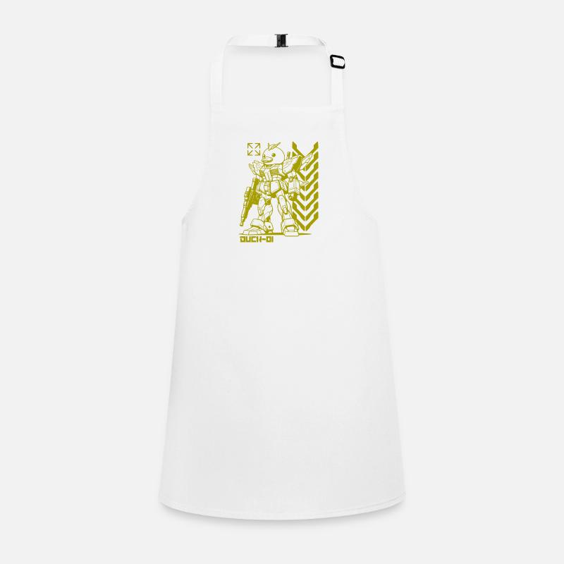 GUNDAM | DUCK 01 - Children's Apron - white