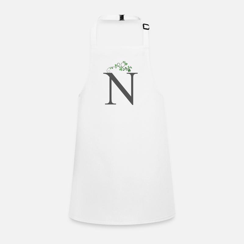 N avec trèfles Tablier Enfant