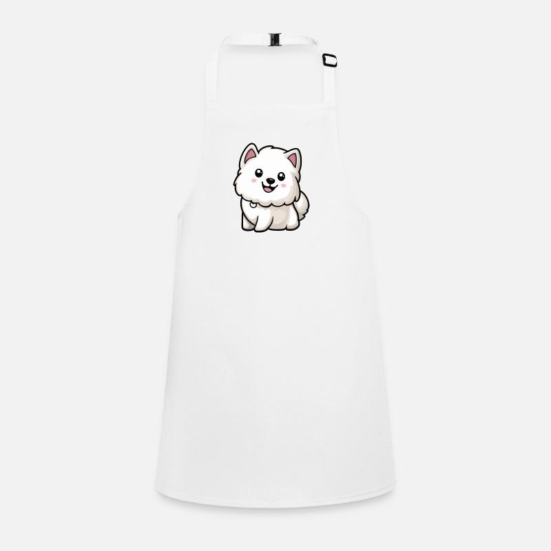 Samoyed Dog Comic Baby Children's Apron