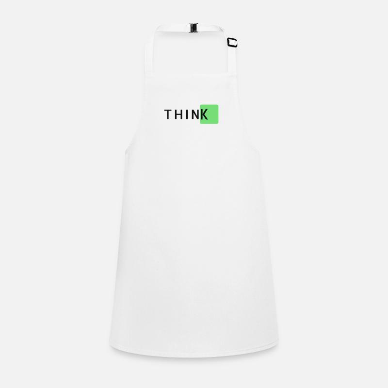 ThinkK Green Block Typo Tablier Enfant