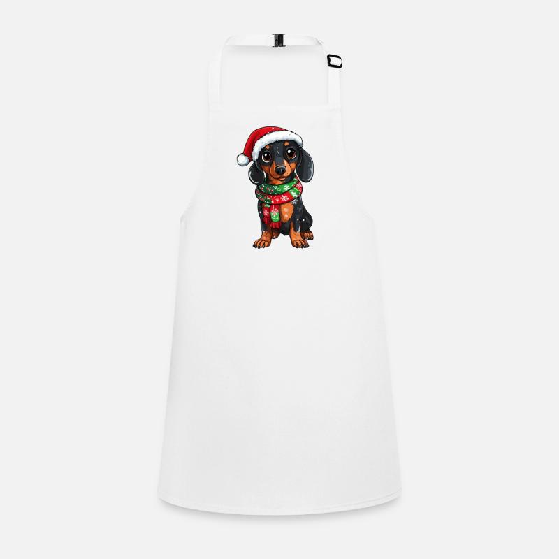 Teckel de Noël Tablier Enfant