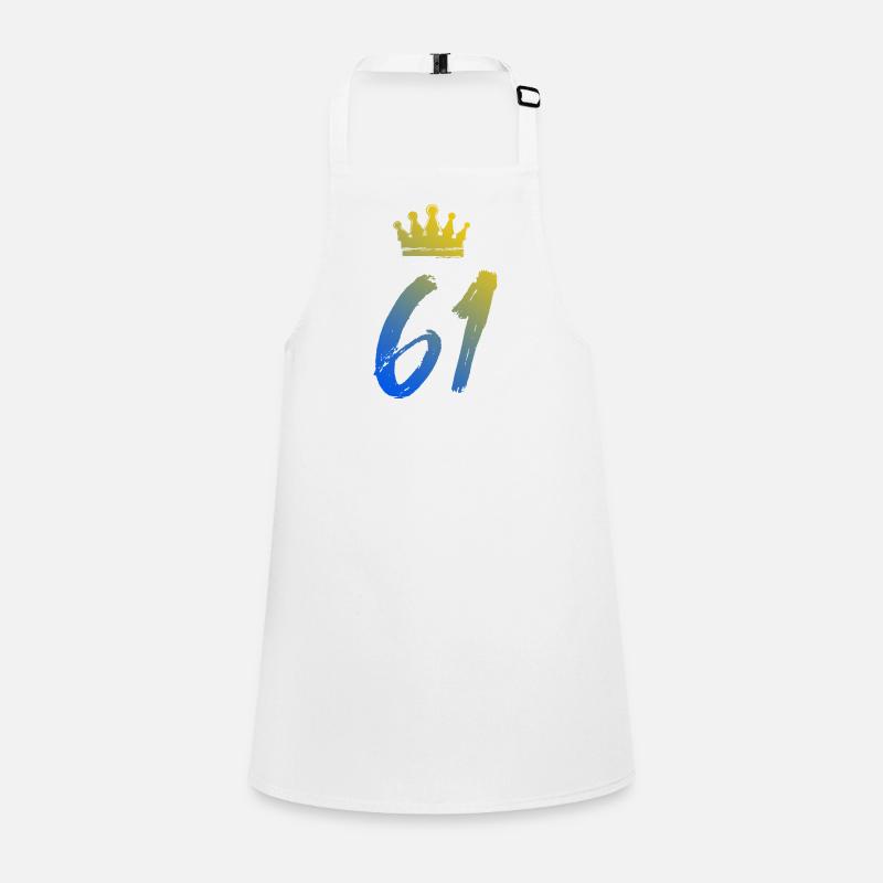 61 Number crown Children's Apron