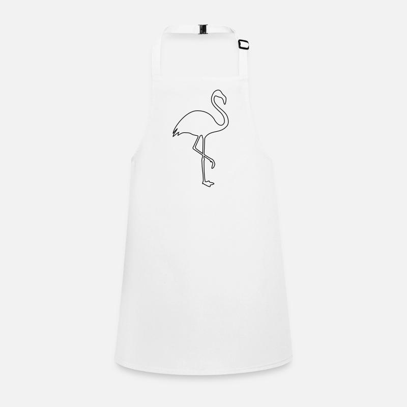 Flamingo Silhouette Sommer Sonne Strand Schürze für Kinder
