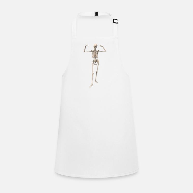skeleton bone man Children's Apron