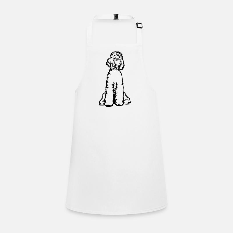 Caniche - Tablier Enfant - blanc