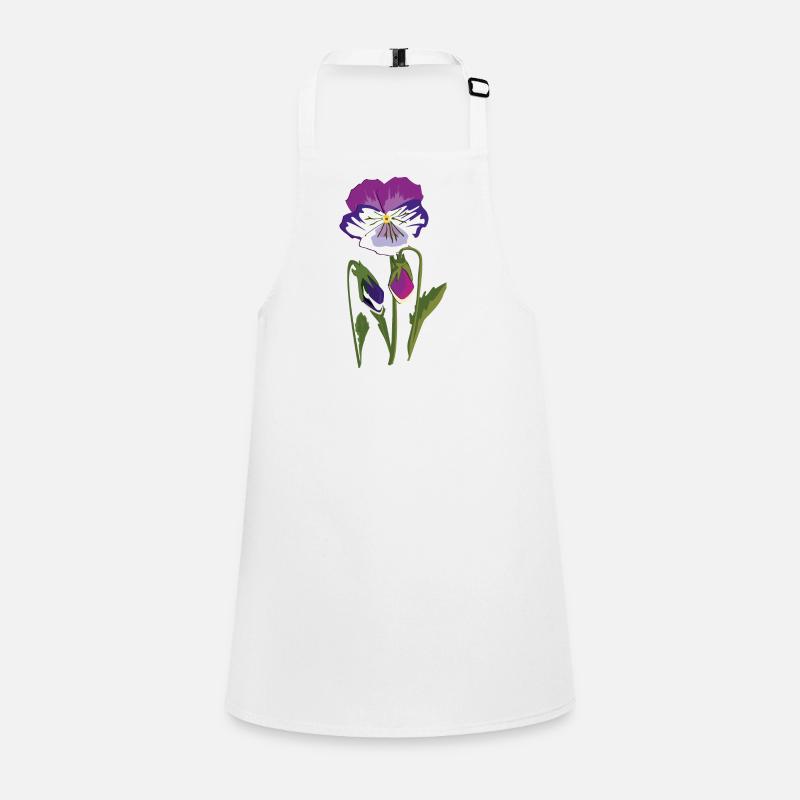 Violet Flower Children's Apron